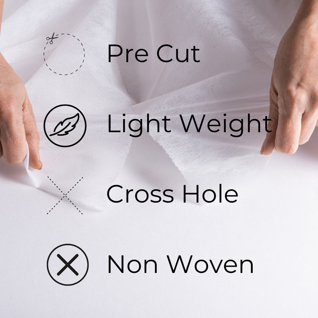 Disposable Non-Woven Bed Sheet 31.5" X 70" 30 Gram Bed Roll (White)