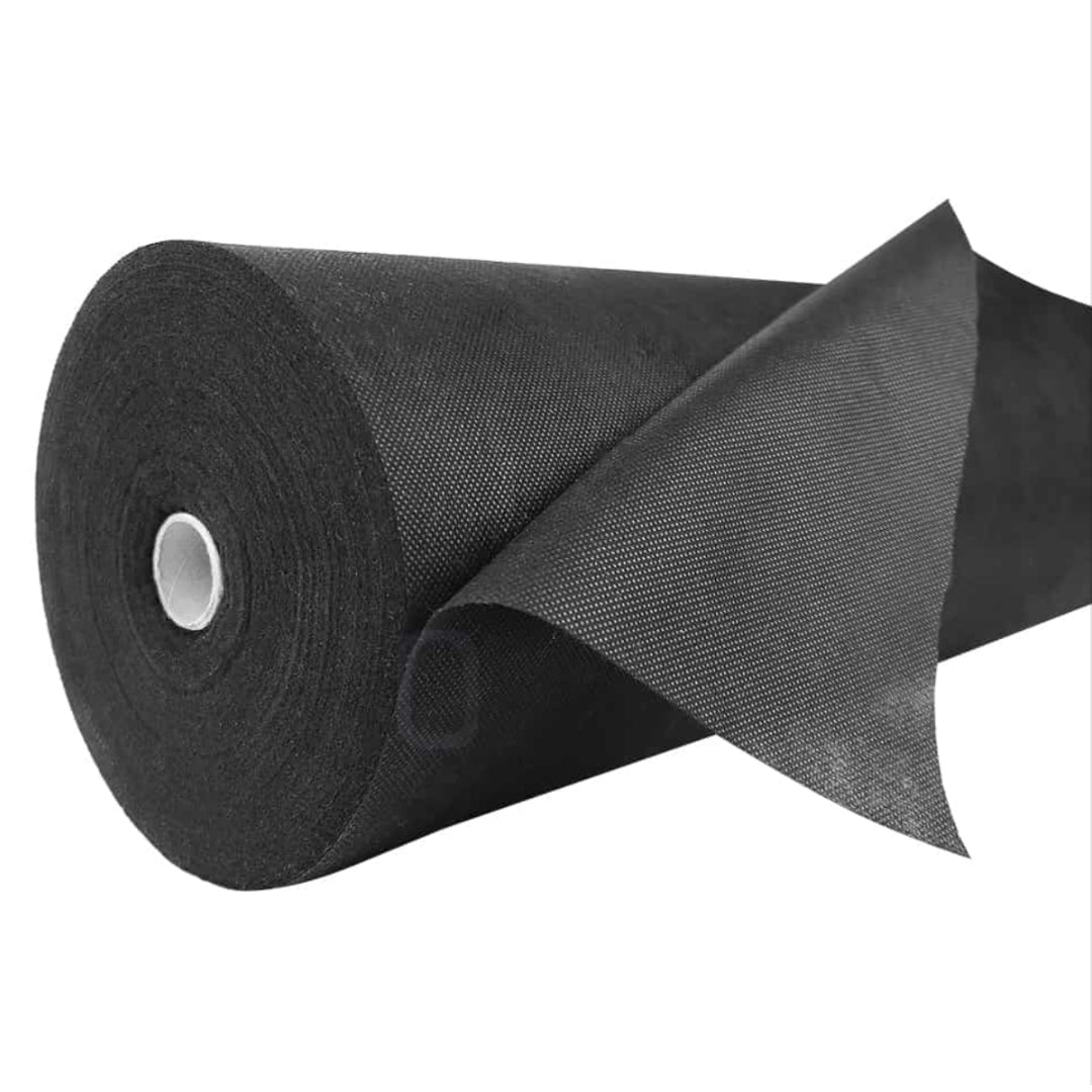 Disposable Non-Woven Bed Sheet 31.5" X 70" 30 Gram Bed Roll (Black)