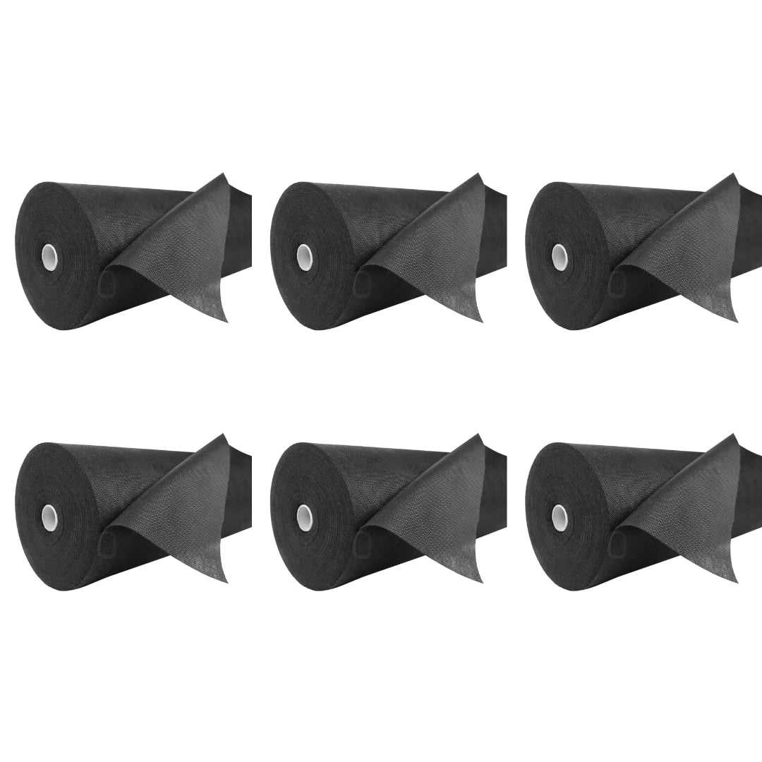 Disposable Non-Woven Bed Sheet 31.5" X 70" 30 Gram Bed Roll (Black)