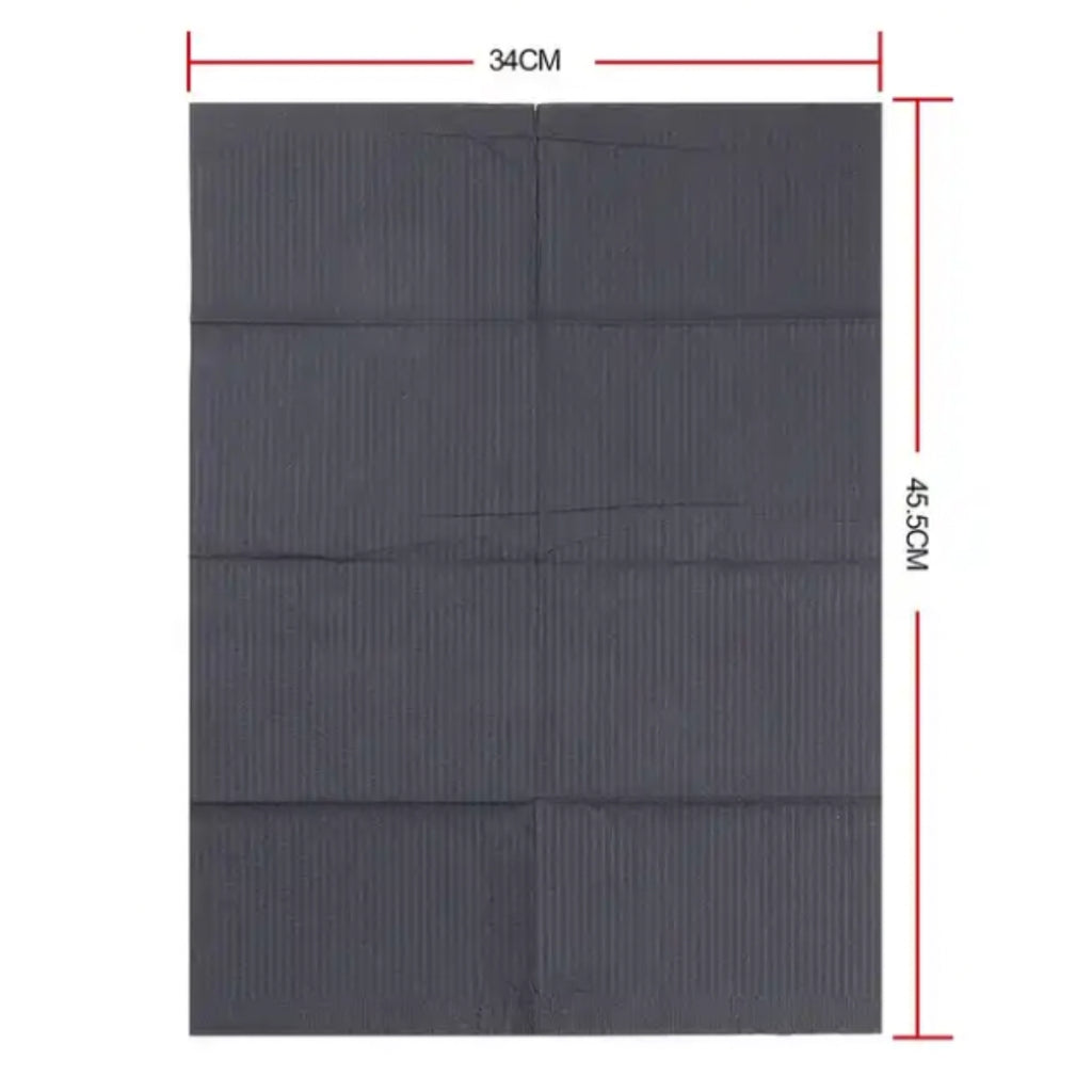 Disposable Dental Bibs 3 Ply Waterproof Paper Sheet Tray Cover 13" X 18" 50 pack